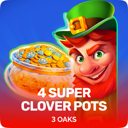 4 Super Clover Pots