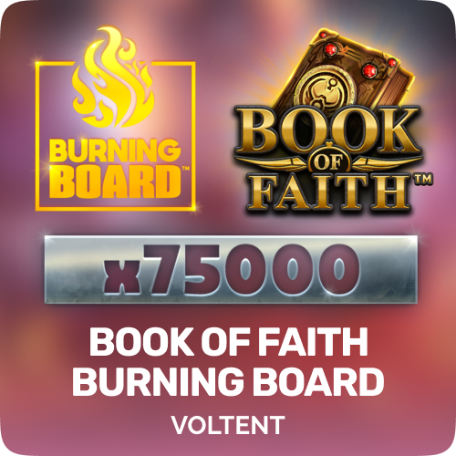 Book of Faith Burning Board