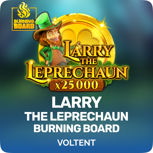 Larry the Leprechaun Burning Board