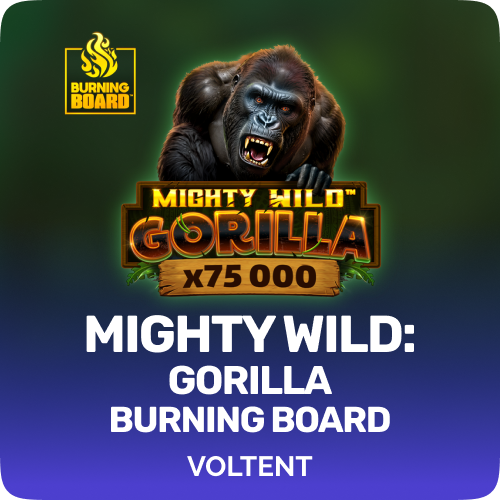 Mighty Wild: Gorilla Burning Board